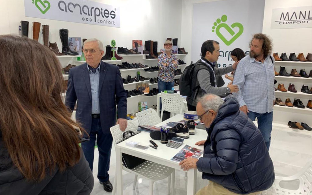 La presencia de Amarpies generó gran expectación en la feria italiana